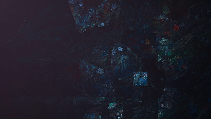 abstract, 3D fractal, HD wallpaper