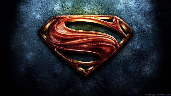Лого на Супермен, Супермен, лого, DC Comics, Man of Steel, HD тапет HD wallpaper