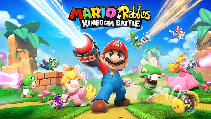 Mario + Rabbids Kingdom Battle, 4K, Nintendo Switch, Wallpaper HD