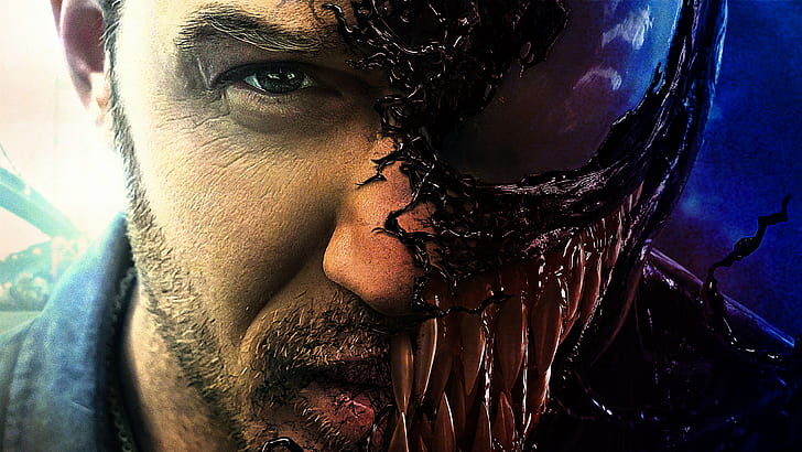 Tom Hardy in Venom 4K, 하디, 베놈, 톰, HD 배경 화면