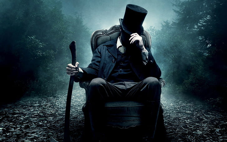 Abraham Lincoln: Vampire Hunter, films, chapeau, chaise, Fond d'écran HD