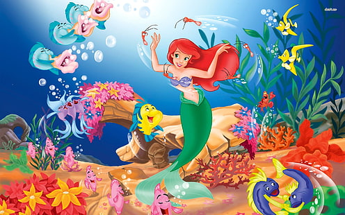 The Little Mermaid, Mermaid, Wallpaper HD HD wallpaper