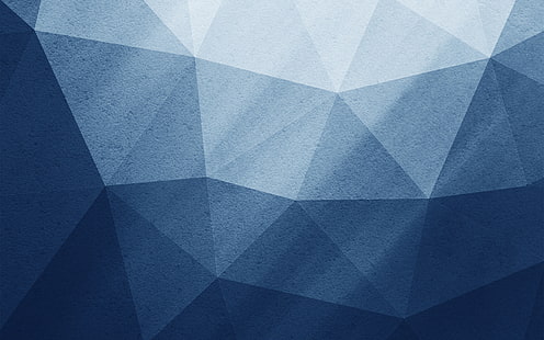 polygon, blue, texture, abstract, pattern, background, HD wallpaper HD wallpaper
