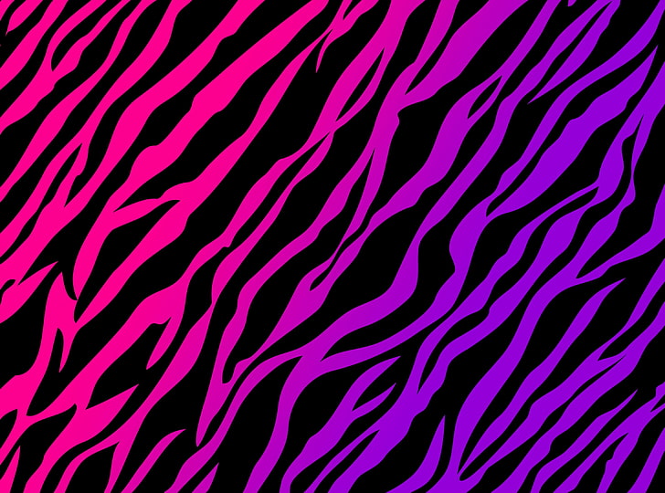 Impressão roxo rosa quente da zebra, Aero, padrões, roxo, rosa, zebra, fúcsia, impressão, HD papel de parede