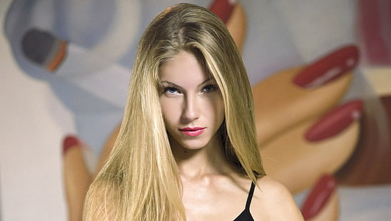 Vuxna, Krystal Boyd, blondin, modell, ryska, HD tapet HD wallpaper