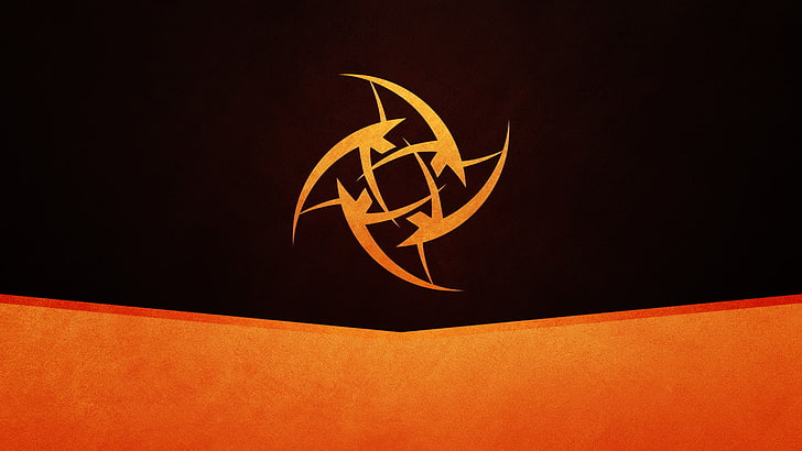 logo naranja, Ninjas en pijama, Counter-Strike: Global Offensive, Counter-Strike, Fondo de pantalla HD