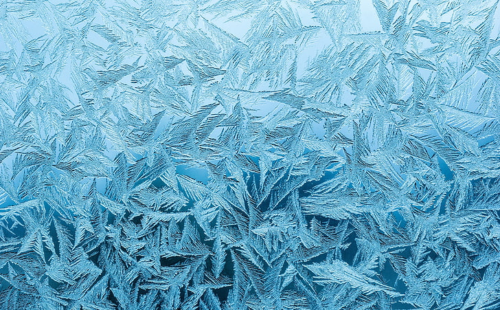 Frozen Window, Seasons, Winter, Frozen, Crystal, Frost, rime, rainy-d flower, pakkaskukka, frost patterns, HD wallpaper