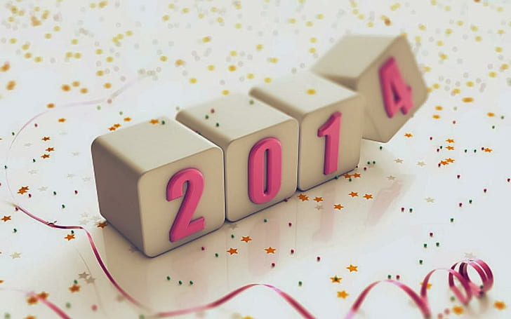 最高の新年2014年の願いカードの友人と共有、新年2014、2014、 HDデスクトップの壁紙