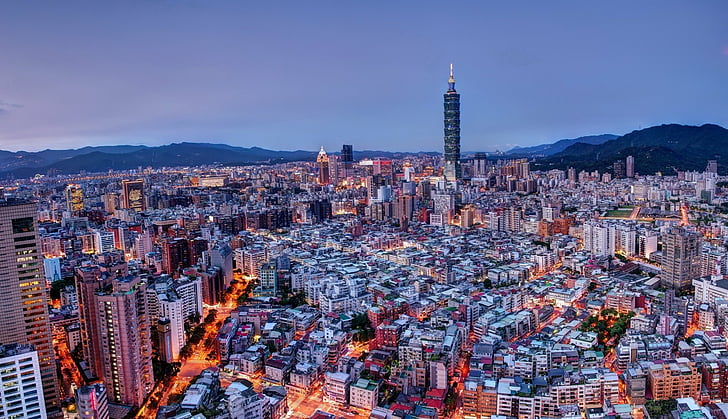 Cities, Taipei, China, Taipei 101, Taiwan, HD wallpaper