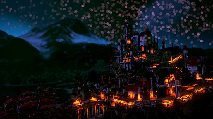 Nacht, Toussaint, The Witcher 3: Blood and Wine, HD-Hintergrundbild