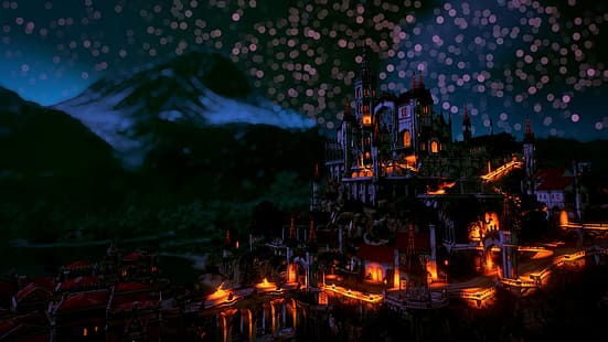 Nacht, Toussaint, The Witcher 3: Blood and Wine, HD-Hintergrundbild HD wallpaper