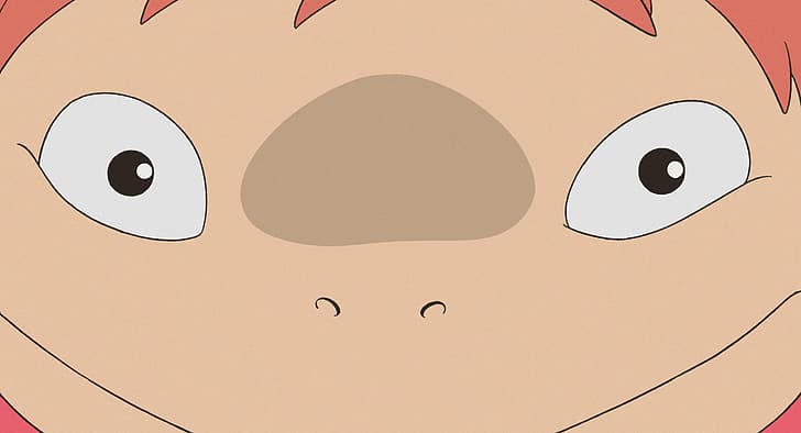Studio Ghibli, anime, kartun, Jepang, Ponyo (Film), ponyo, Wallpaper HD