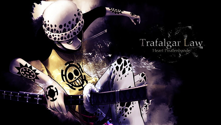 Trafalgar Law Illustration, Anime, ein Stück, Trafalgar Law, HD-Hintergrundbild