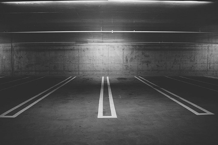 parcheggio, parcheggio, garage sotterraneo, Sfondo HD