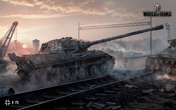 World of Tanks decken, World of Tanks, Panzer, E 75, Wargaming, Videospiele, HD-Hintergrundbild