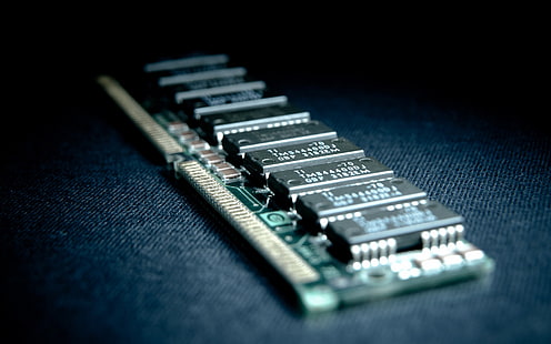 グリーンサーキットボード、テクノロジー、RAM（コンピューティング）、エレクトロニクス、集積回路、チップ、 HDデスクトップの壁紙 HD wallpaper