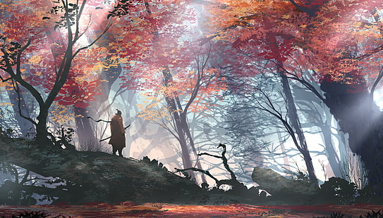  Video Game, Sekiro: Shadows Die Twice, Samurai, HD wallpaper HD wallpaper