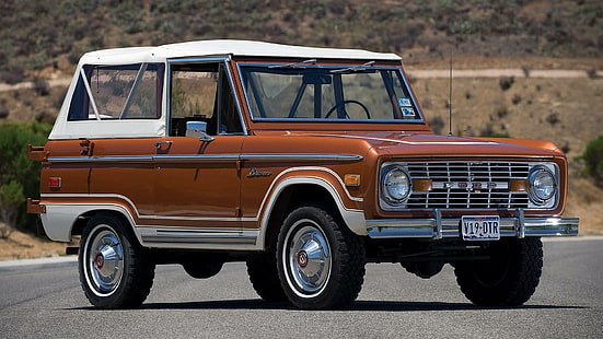 1973 Ford Bronco, ford, wagon, vintage, classic, bronco, 1973, antique, truck, cars, HD wallpaper HD wallpaper