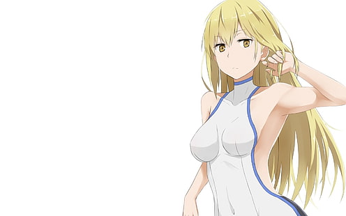 Anime, ist es falsch zu versuchen, Mädchen in einem Kerker aufzuheben ?, Aiz Wallenstein, HD-Hintergrundbild HD wallpaper