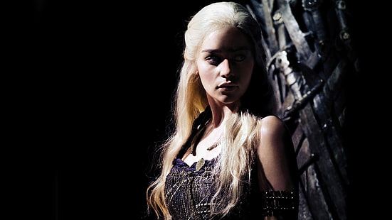 Emilia Clarke ผู้หญิงคนดัง Emilia Clarke Daenerys Targaryen Game of Thrones ทีวี, วอลล์เปเปอร์ HD HD wallpaper