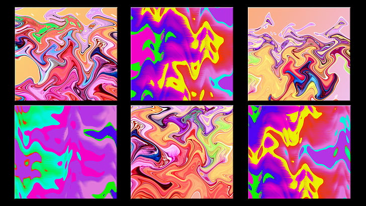 Abstract, Cool, Artistic, Colorful, Digital Art, Distortion, Pop Art,  Ripple, HD wallpaper | Wallpaperbetter
