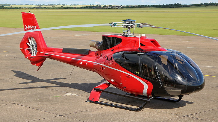 helikopter, Airbus, enmotorig, lätt, EC130 T2, HD tapet