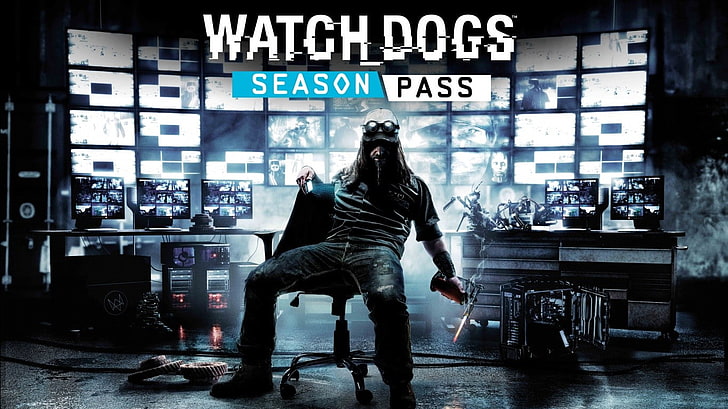 Watch Dogs season pass wallpaper digital, Watch_Dogs, orang, Wallpaper HD