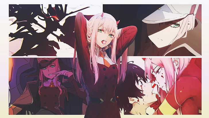 Anime, Anime Girls, Liebling im FranXX, Zero Two (Liebling im FranXX), HD-Hintergrundbild