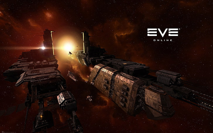 Eve Online Illustration, Fantasiekunst, EVE Online, Videospiele, HD-Hintergrundbild