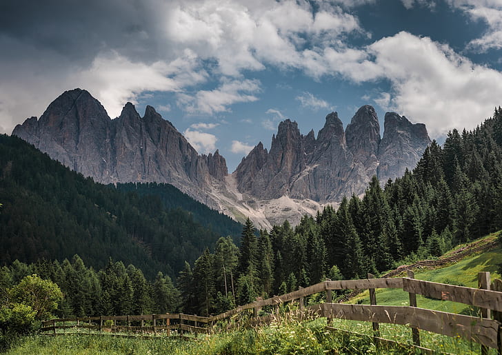 Dolomitas (montanhas), montanhas, natureza, paisagem, HD papel de parede