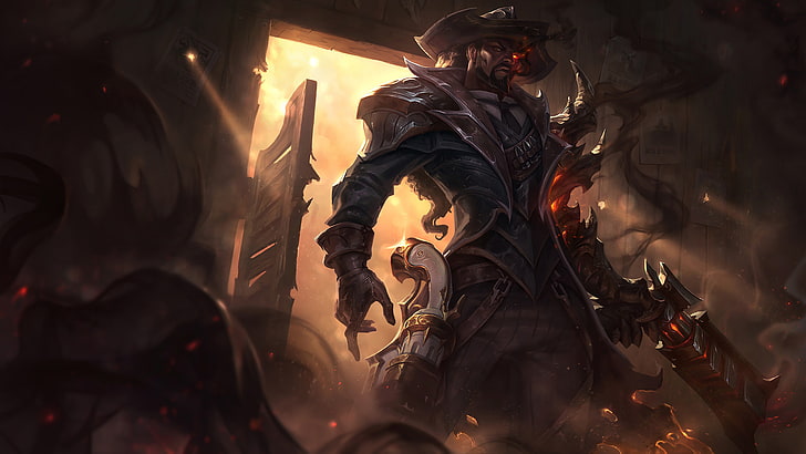 League of Legends, ADC, Marksman, Adcarry, Lucian, High Noon, HD wallpaper