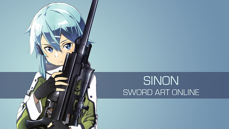 Sword Art Online, Sword Art Online II, Sinon (Sword Art Online), Wallpaper HD