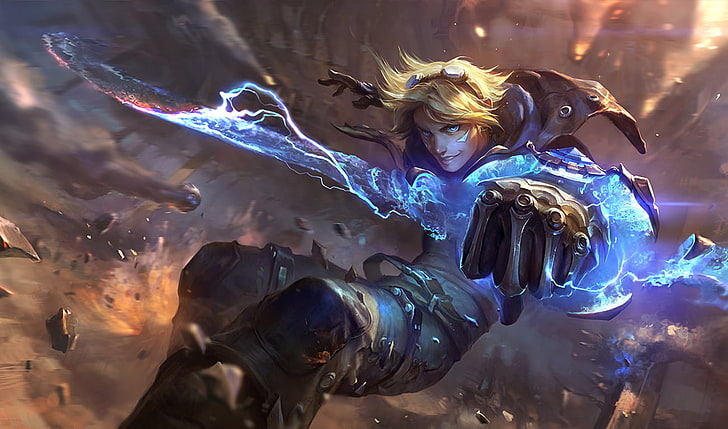 League of Legends, Ezreal, Marksman, Attack Damage Carry, ADC, gry wideo, Tapety HD