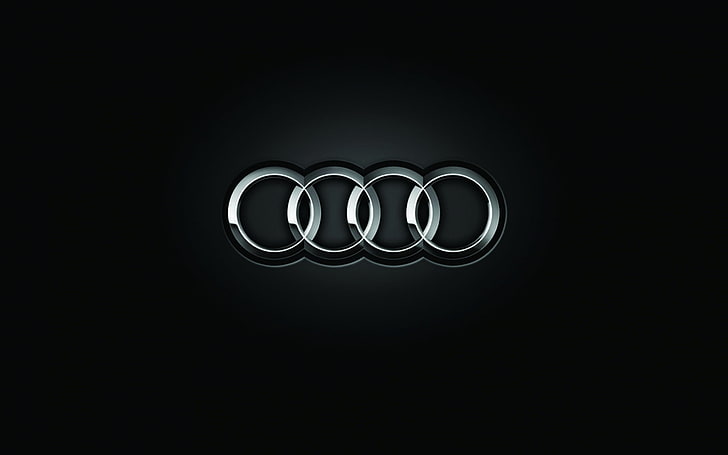 Audi logo, audi, logo, HD wallpaper