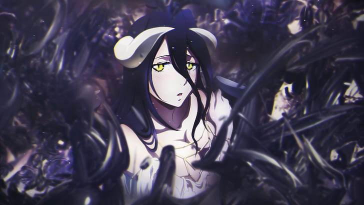Anime, Overlord, Albedo (Overlord), Tapety HD