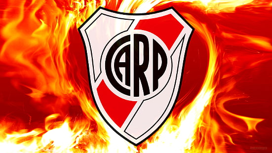 Fotboll, Club Atlético River Plate, emblem, logotyp, HD tapet HD wallpaper