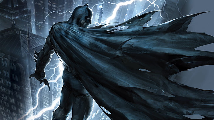 Обои DC Batman, Бэтмен: Возвращение Темного Рыцаря, Бэтмен, DC Comics, HD обои