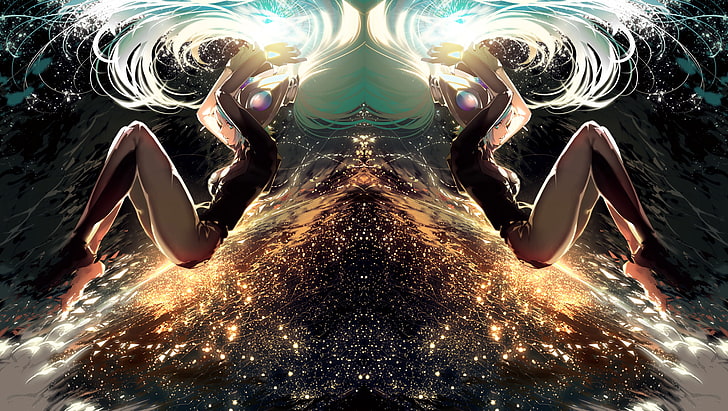 Hatsune Miku, Symmetrie, HD-Hintergrundbild