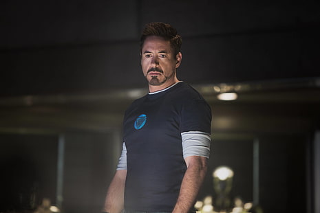 Marvel Tony Stark, mira, Iron man, Robert Downey Jr, Marvel, Robert Downey ml, Tony Stark, Iron man 3, S. H. I. E. L. D, Shield, Fondo de pantalla HD HD wallpaper