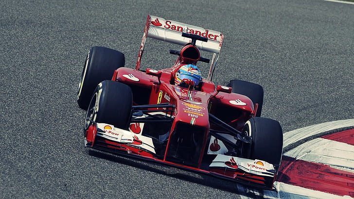 Фернандо Алонсо, машина, Формула 1, HD обои