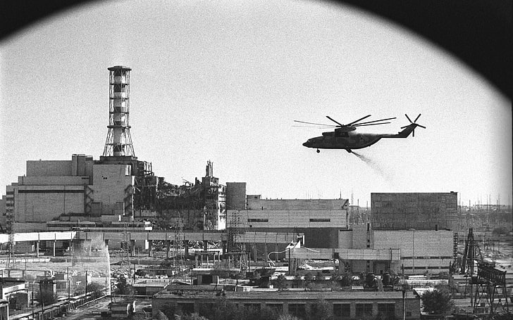 Chernobyl, helicópteros, radiación, Fondo de pantalla HD