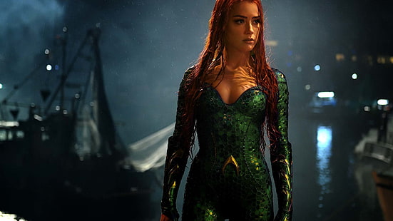ภาพยนตร์, Aquaman, Amber Heard, Mera (การ์ตูนดีซี), วอลล์เปเปอร์ HD HD wallpaper