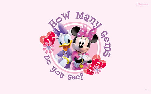 Disney, Daisy Duck, Minnie Mouse, วอลล์เปเปอร์ HD HD wallpaper