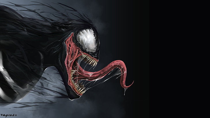 Wallpaper Spider-Man Venom, Komik, Racun, Wallpaper HD
