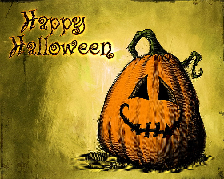 Holiday, Halloween, Happy Halloween, Jack-o'-lantern, Pumpkin, Smile ...
