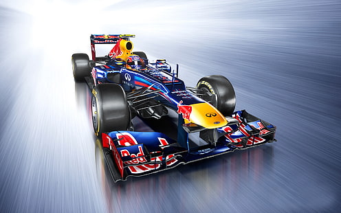 포뮬러 1, F1 자동차 경주 속도, 파란색 포뮬러 1, F1, 자동차 경주, 속도, HD 배경 화면 HD wallpaper