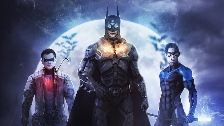 Batman, DC Comics, Nightwing, Capucha Roja, Fondo de pantalla HD |  Wallpaperbetter