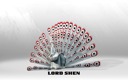 Kung Fu Panda, Lord Shen (Kung Fu Panda), HD wallpaper HD wallpaper