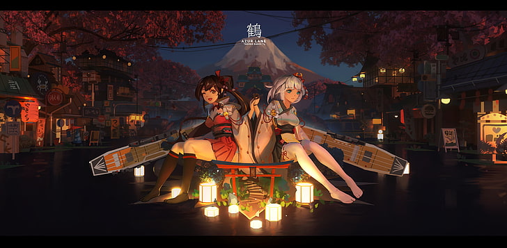 T5, anime girls, Azur Lane, HD wallpaper