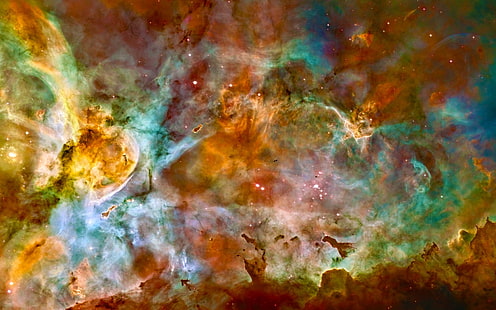Carina nébuleuse, étoiles, Hubble, nébuleuse, étoiles, Hubble, Fond d'écran HD HD wallpaper